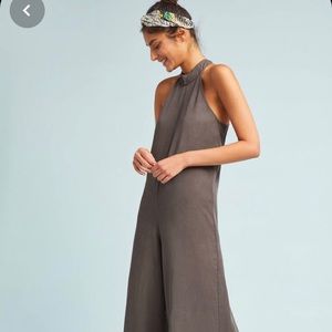 Anthropologie Brown Jumpsuit